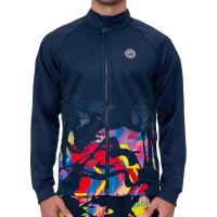 Chaqueta Bidi Badu Wild Arts Printed Azul Oscuro Rojo Mix  Offer + Cheap