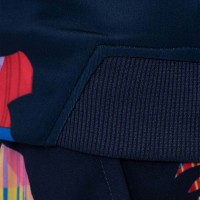 Chaqueta Bidi Badu Wild Arts Printed Azul Oscuro Rojo Mix  Offer + Cheap