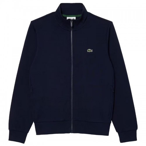 Lacoste Sport Navy Blue Cotton Jacket Lacoste Sport Navy Blue Cotton Jacket