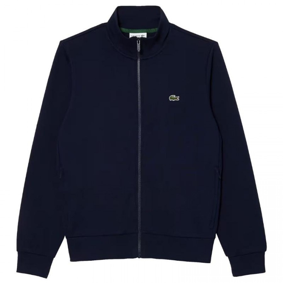 Lacoste Sport Navy Blue Cotton Jacket  Offer + Cheap