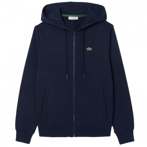 Lacoste Sport Navy Blue Cotton Jacket Women