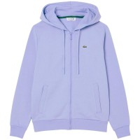 Lacoste Sport Cotton Jacket Blue Violet Women  Offer + Cheap