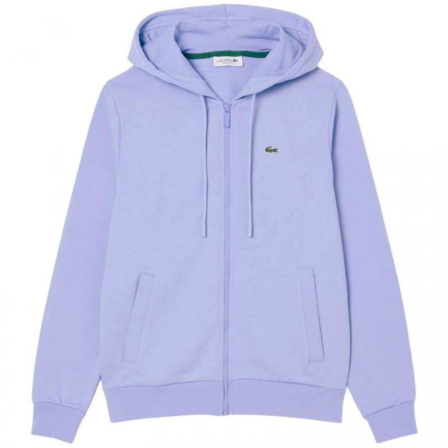 Lacoste Sport Cotton Jacket Blue Violet Women  Offer + Cheap