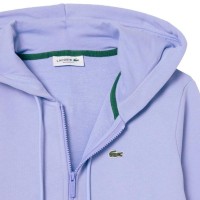 Lacoste Sport Cotton Jacket Blue Violet Women  Offer + Cheap