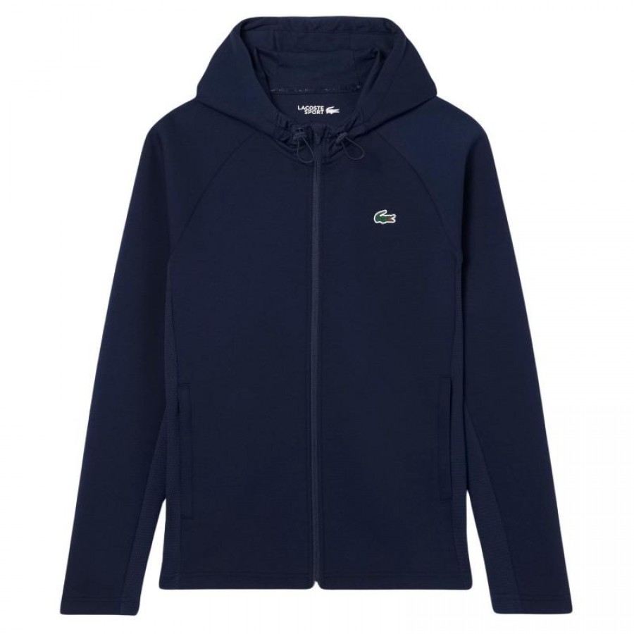 Lacoste Sport Navy Blue Jacket  Offer + Cheap
