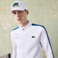 Jaqueta Esportiva Lacoste Branca  Oferta + Barato