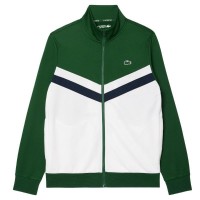 Chaqueta Lacoste Tenis Verde Blanco  Oferta + Barato