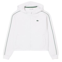 Jaqueta Lacoste Ultra Dry White para Mulheres  Oferta + Barato