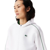 Jaqueta Lacoste Ultra Dry White para Mulheres  Oferta + Barato