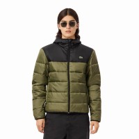 Lacoste Khaki Green Black Jacket  Offer + Cheap