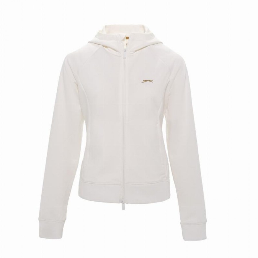 Slazenger Marion II Jaqueta Branca Mulheres  Oferta + Barato
