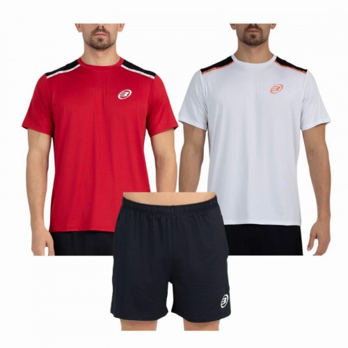 Conjunto Bullpadel Adventure Performance Negro x3 Conjunto Bullpadel Adventure Performance Negro x3
