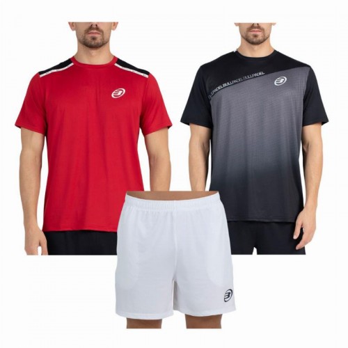 Conjunto Bullpadel Adventure Summit Blanco x3 Conjunto Bullpadel Adventure Summit Blanco x3