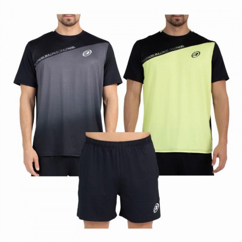 Conjunto Bullpadel Summit Performance Negro x3 Conjunto Bullpadel Summit Performance Negro x3