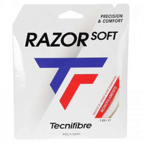 Cordaje 12m Tecnifibre Razor Soft 1,25mm Blanco