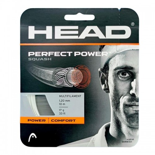 Cordaje Squash 10m Head Perfect Power 1,20mm Blanco Cordaje Squash 10m Head Perfect Power 1,20mm Blanco