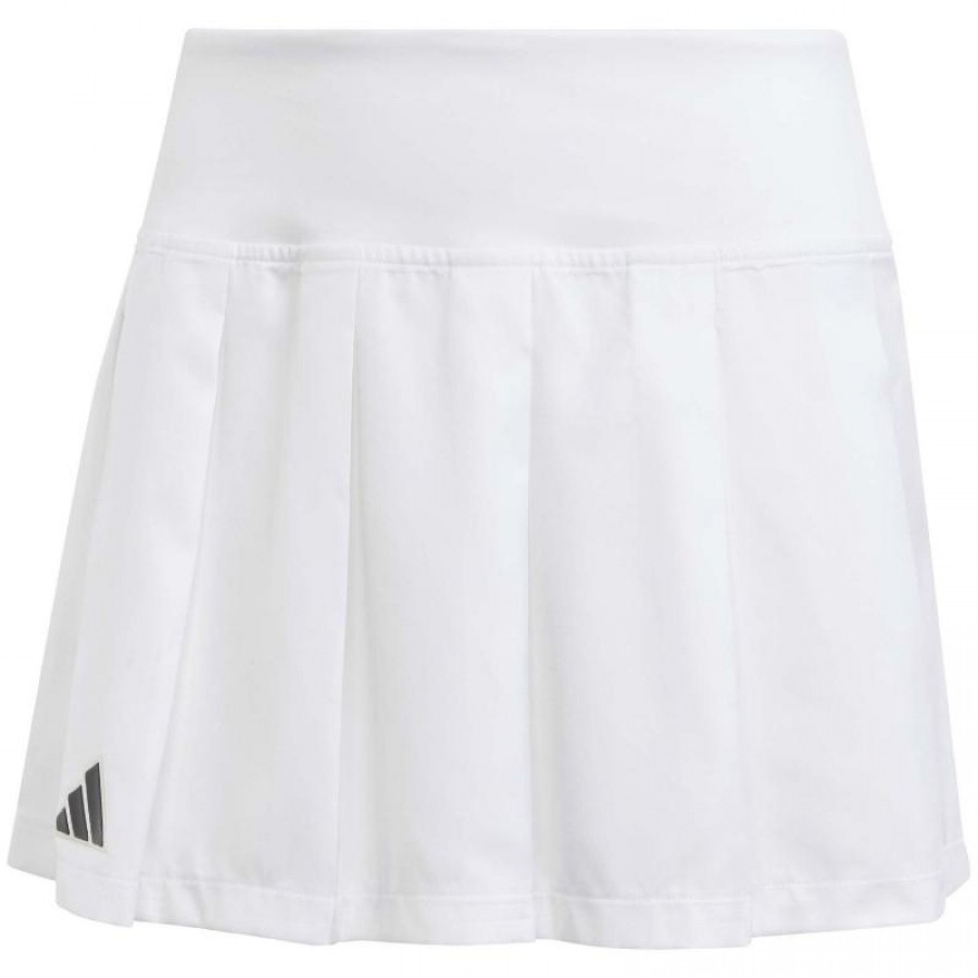 Adidas Pleated Aeroready Pro Black White Skirt