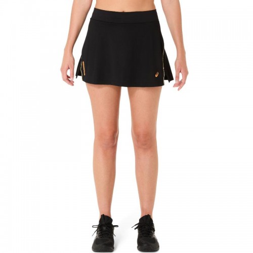 Falda Asics Padel Court Negro Azul Stone Falda Asics Padel Court Negro Azul Stone