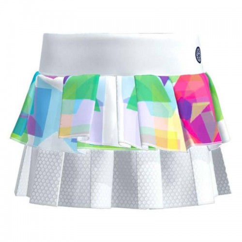 Falda Bidi Badu Kaleido Pleated Blanco Mix Junior Falda Bidi Badu Kaleido Pleated Blanco Mix Junior