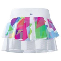 Falda Bidi Badu Kaleido Blanco Plissado Mix Júnior  Oferta + Barato
