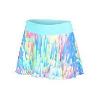 Falda Bidi Badu Melbourne Impresso Wavy Aqua Mix Junior  Oferta + Barato