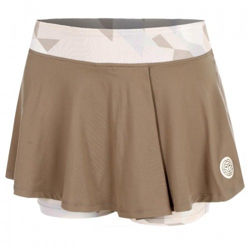 Falda Bidi Badu Paris Printed Wavy Marron Beige Junior Falda Bidi Badu Paris Printed Wavy Marron Beige Junior