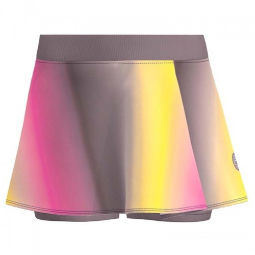 Falda Bidi Badu Spectrum Printed Wavy Marron Amarillo Falda Bidi Badu Spectrum Printed Wavy Marron Amarillo