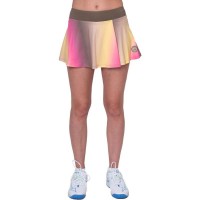 Falda Bidi Badu Spectrum Marron Ondulato Stampato Amarillo  Offerta + Economico