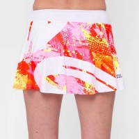 Saia Bidi Badu Wild Arts Impresso Wavy Branco Mix  Oferta + Barato
