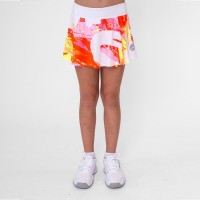 Falda Bidi Badu Wild Arts Printed Wavy Blanco Mix Junior  Oferta + Barato