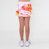 Falda Bidi Badu Wild Arts Printed Wavy Blanco Mix Junior  Oferta + Barato