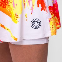 Falda Bidi Badu Wild Arts Printed Wavy Blanco Mix Junior  Oferta + Barato