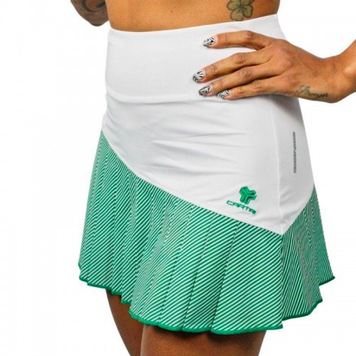 Cartri Skirt Telma White Green Cartri Skirt Telma White Green