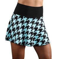 Falda Endless Lux II Aqua Houndstooth