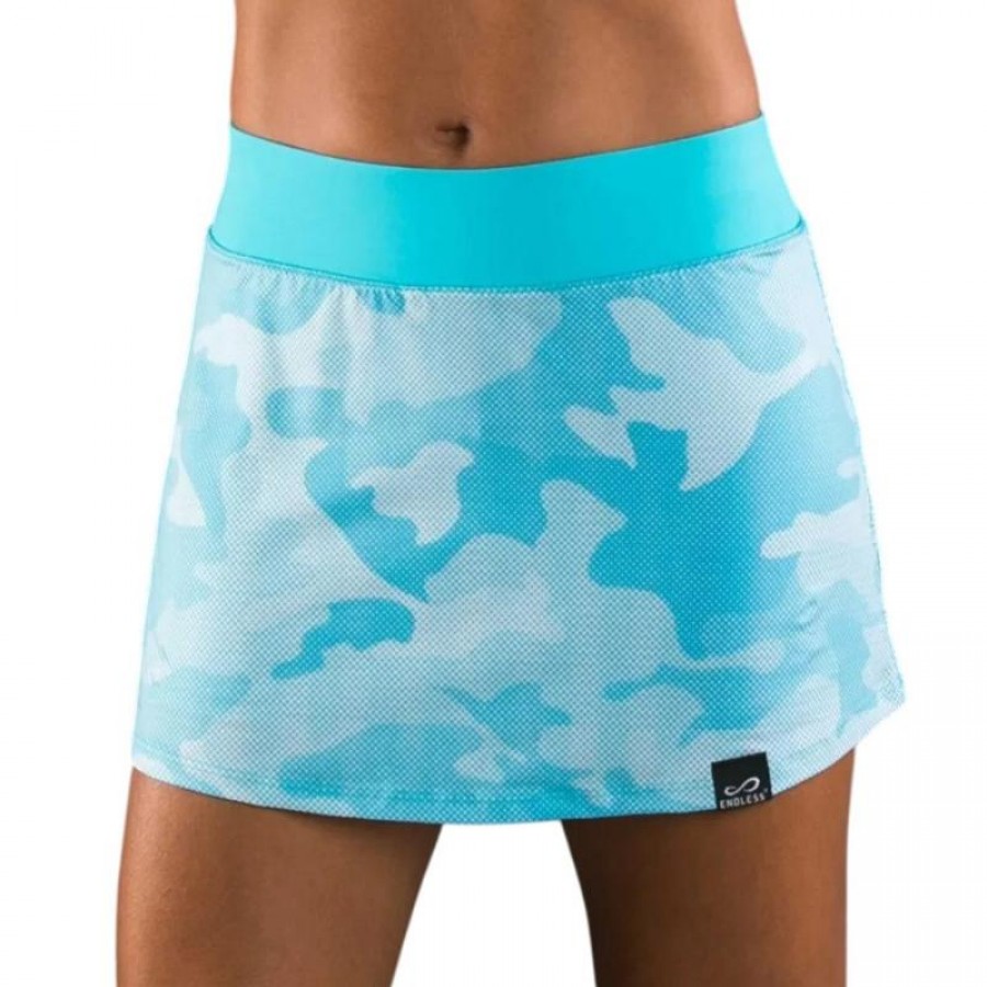 Falda Endless Minimal Print Camuflaje Azul  Oferta + Barato