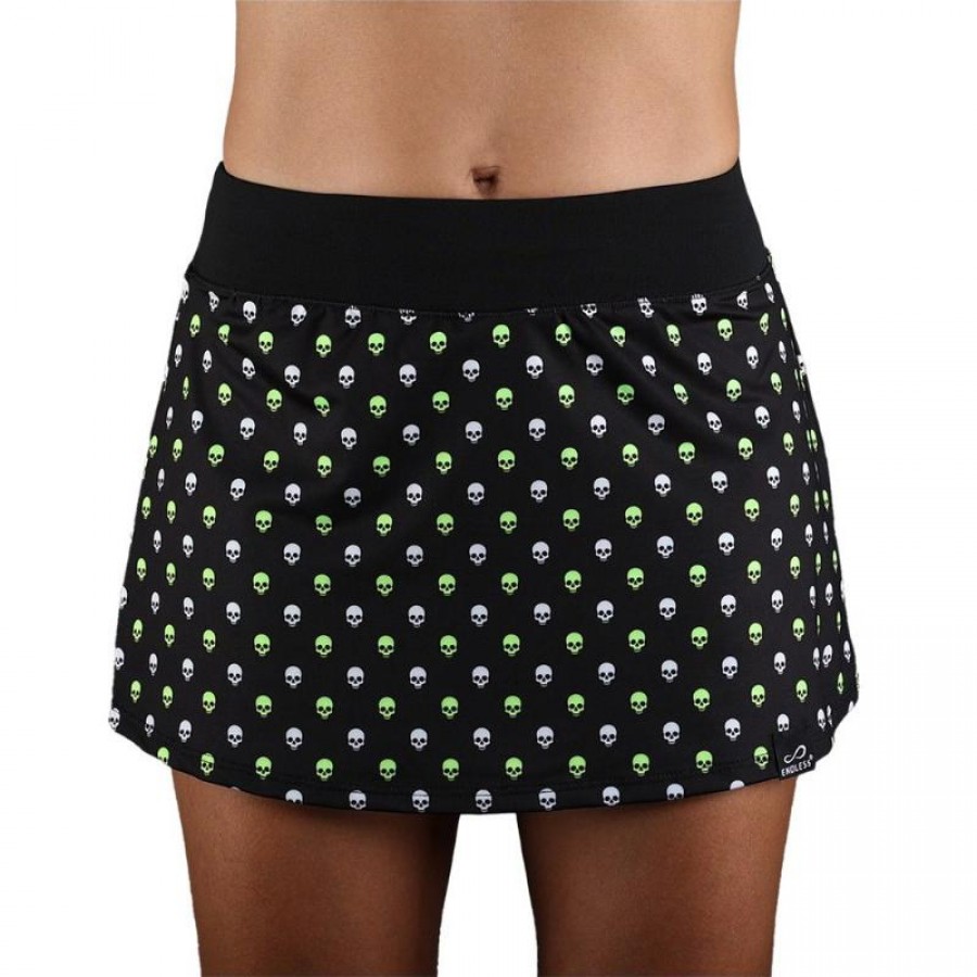 Falda Endless Stampa Minimal Teschi Verde  Offerta + Economico