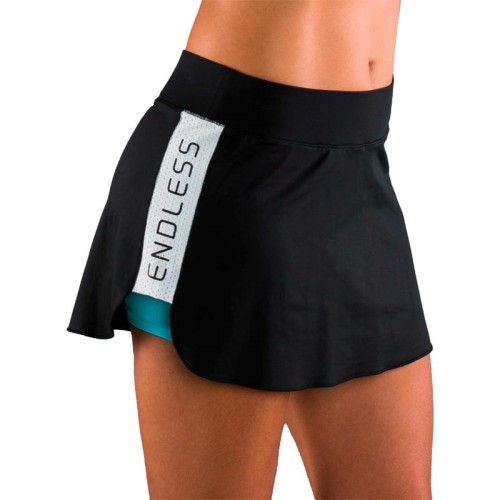 Saia slam interminavel azul preto Saia slam interminavel azul preto