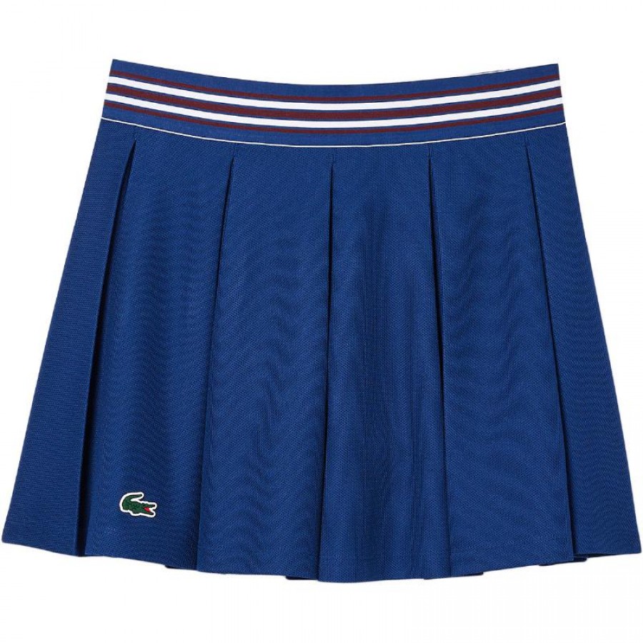 Saia Lacoste Piqué Azul Marinho  Oferta + Barato