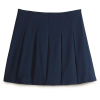 Falda Wilson Classic Plissé Azul Marino  Offre - Pas cher