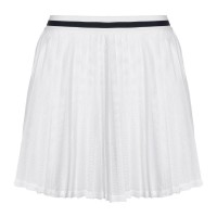 Saia Wilson Team Plissado Branco  Oferta + Barato