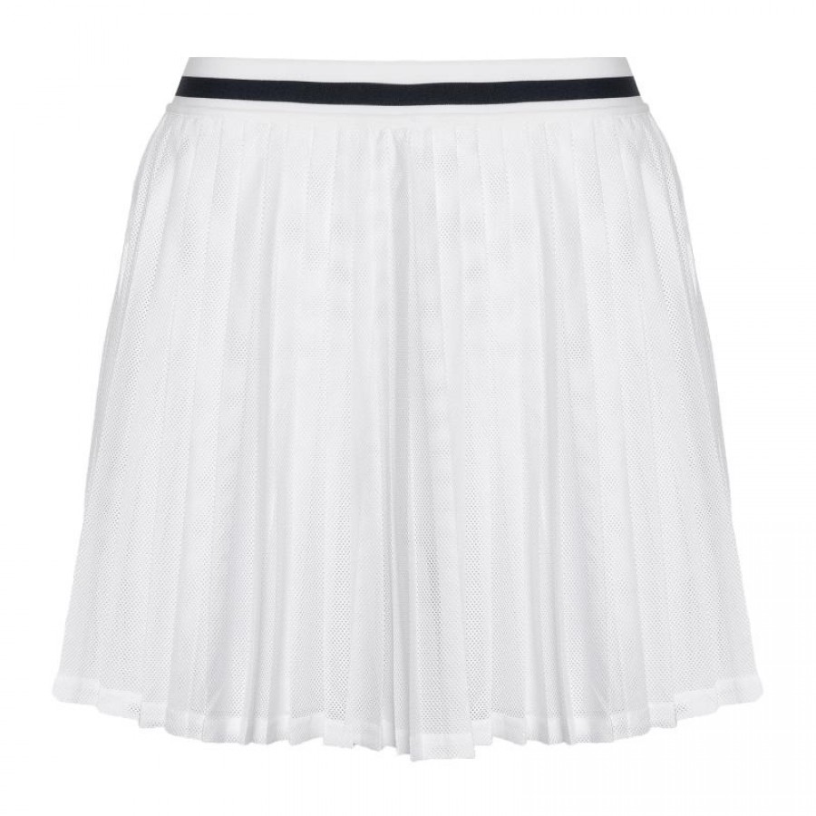 Saia Wilson Team Plissado Branco  Oferta + Barato
