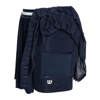 Saia Wilson Team Plissado Marinho  Oferta + Barato