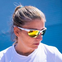 Addictive Alejandra Salazar Gandia C9 White Orange Glasses  Offer + Cheap
