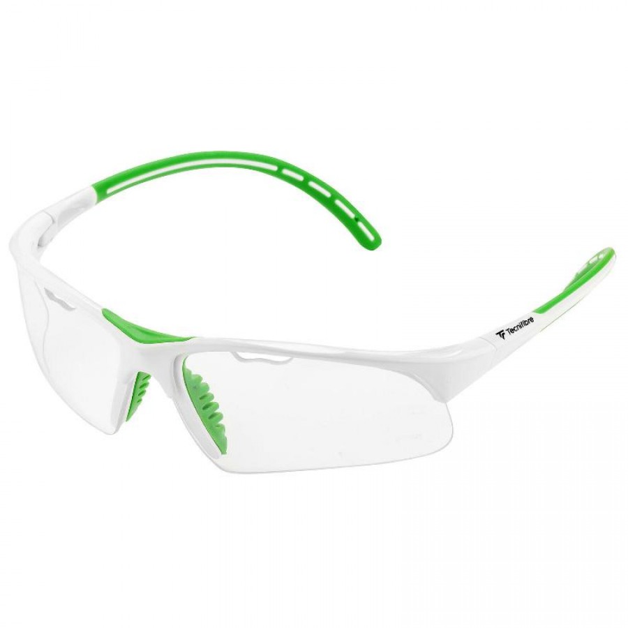Lunettes de squash Tecnifibre Blanc Vert  Offre - Pas cher