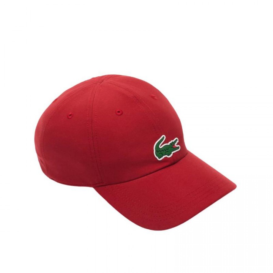 Lacoste Djokovic Sport Microfiber Cap Borgonha  Oferta + Barato