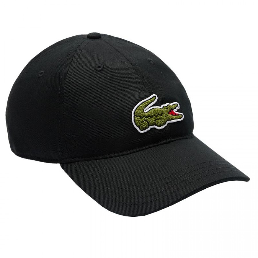 Gorra Lacoste Sport Negro  Oferta + Barato