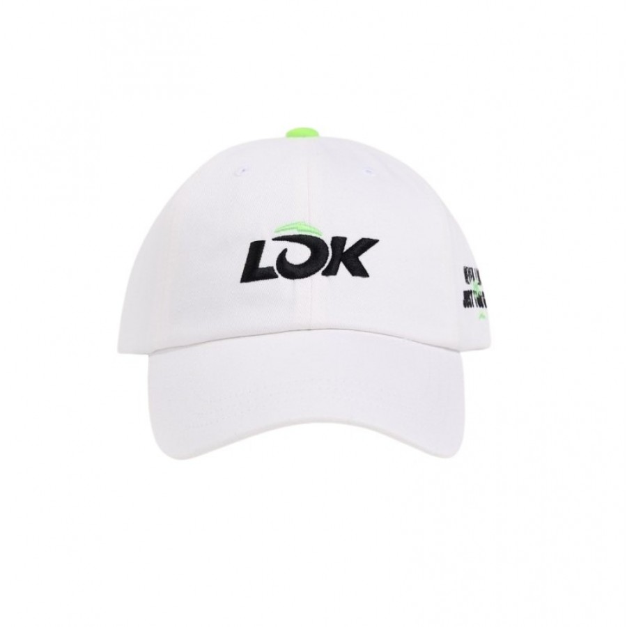 Gorra Lok Never Luck Blanco  Oferta + Barato