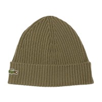 Gorro Lacoste Lana Verde Kaki  Oferta + Barato