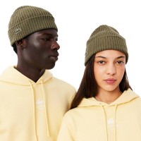 Gorro Lacoste Lana Verde Kaki  Oferta + Barato
