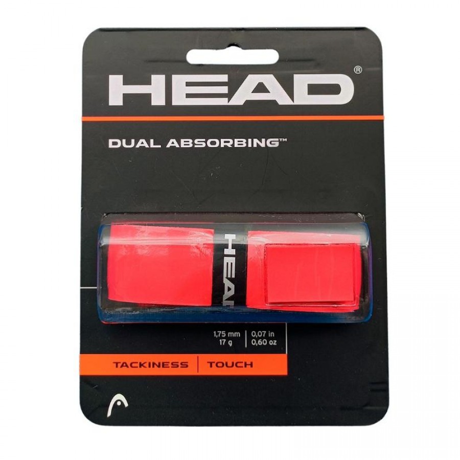 Grip Reemplazo Head Dual Absorbing Rojo  Oferta + Barato